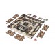 Tablero y fichas del juego Black Plague de Zombicide: