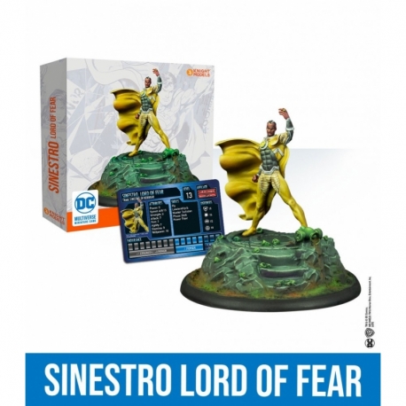 Dc Universe Miniature Game - Sinestro Lord Of Fear