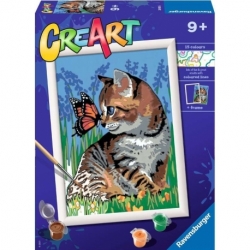 Creart D - Kitten And Butterfly
