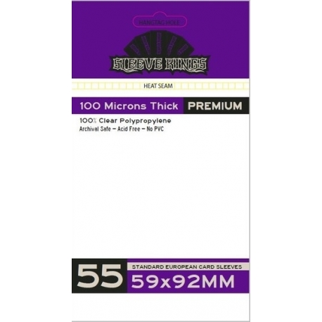 [9904] Sleeve Kings Standard European Sleeves (59X92Mm)