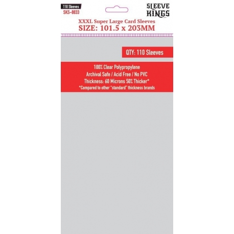 [8833] Sleeve Kings Xxxl Super Large Sleeves (101.5X203Mm)