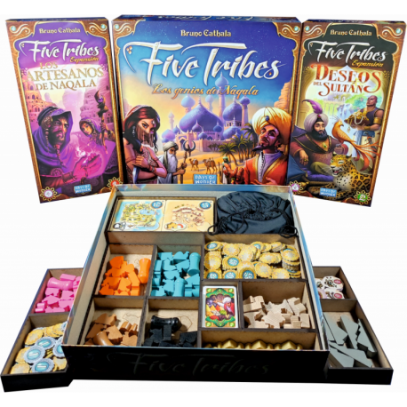 Insert Compatible With Five Tribes (Base + Expansions 1 And 2)