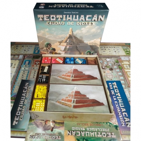 Insert Compatible With Teotihuacan (Base + 3 Expansions) (Unassembled)