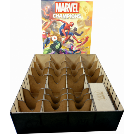 Caja Compatible Con Marvel Champions (Base + Expansiones)