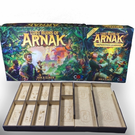 Inserto Compatible Con Las Ruinas Perdidas De Arnak (Base Y Expansión: Líderes De Expedición)