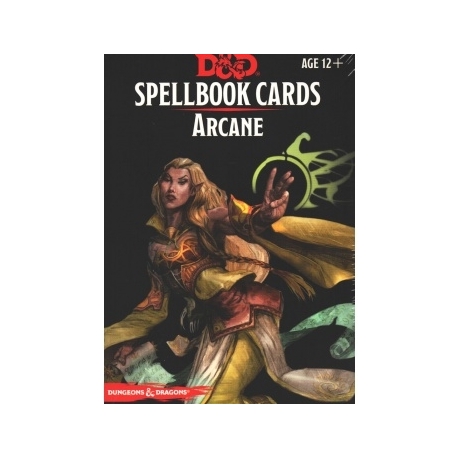 D&D Spellbook Cards: Arcane Deck (257 Cards) (Alemán)