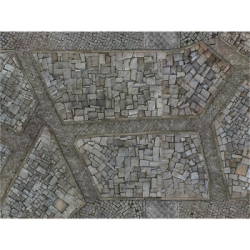 Kraken Wargames Gaming Mat - Cobblestone City 30x22 Kill Team and Warcry 2.0