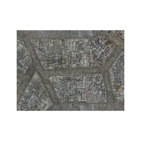 Kraken Wargames Gaming Mat - Cobblestone City 30x22 Kill Team and Warcry 2.0