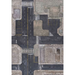 Kraken Wargames Gaming Mat - Urban Zone 6x4 Gaming Mat