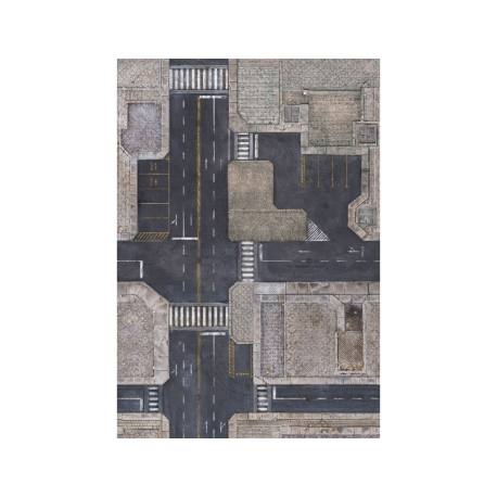 Kraken Wargames Gaming Mat - Urban Zone 6x4 Gaming Mat