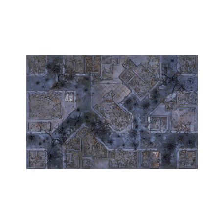 Kraken Wargames Gaming Mat - Warzone City 6x4 Gaming Mat 2.0