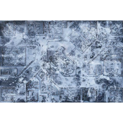 Kraken Wargames Gaming Mat - Winter Warzone City 6x4 2.0