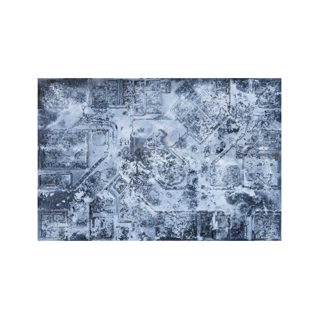 Kraken Wargames Gaming Mat - Winter Warzone City 6x4 2.0