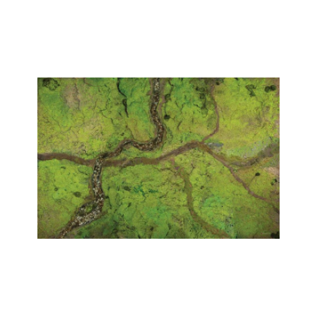 Kraken Wargames River Valley 6x3 Gaming Mat 2.0