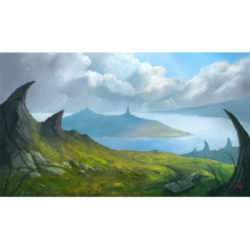 Kraken Wargames TCG Mat Tranquil Island