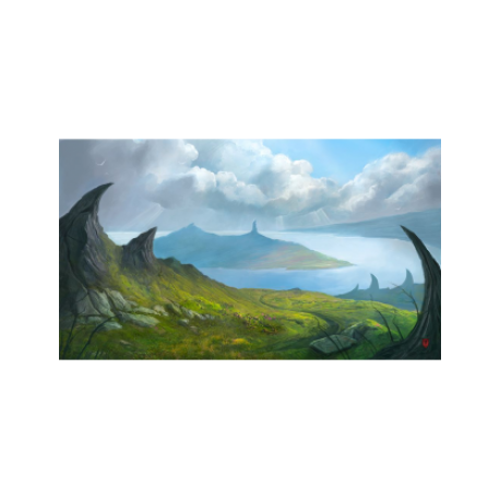 Kraken Wargames TCG Mat Tranquil Island
