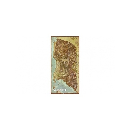 D&D: Waterdeep Vinyl Game Mat 20x 40 (Alemán)