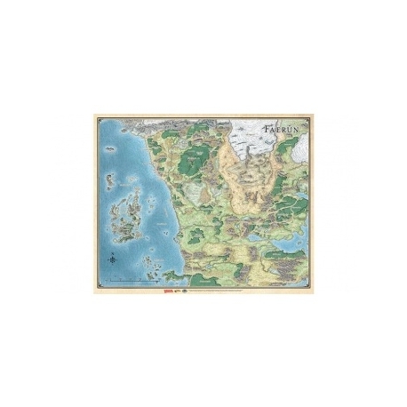 Faerûn - Map (23 x 28) (Alemán)