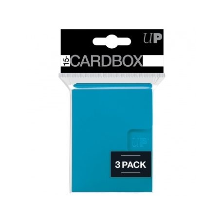 UP - PRO 15+ Card Box 3-pack: Light Blue