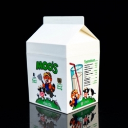 Seize the Bean: Milk Carton Deck Box (White)