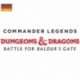 MTG - Commander Legends Baldur's Gate Commander Deck Display (4 Decks) (Alemán)