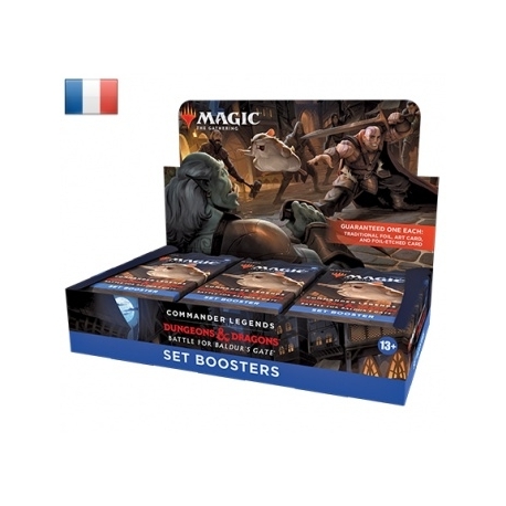 MTG - Commander Legends Baldur's Gate Set Booster Display (18 Packs) (Francés)