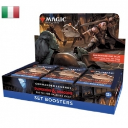MTG - Commander Legends Baldur's Gate Set Booster Display (18 Packs) (Italiano)