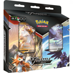 Pokemon - Lycanroc vs. Corviknight V Battle Deck Bundle (Inglés)