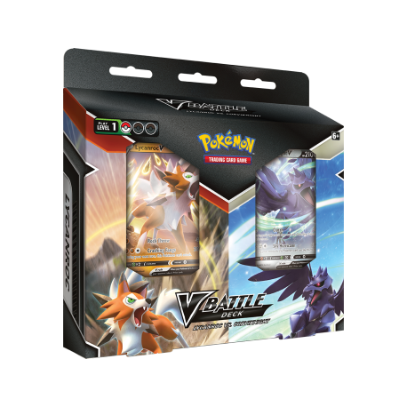 Pokemon - Lycanroc vs. Corviknight V Battle Deck Bundle (Inglés)