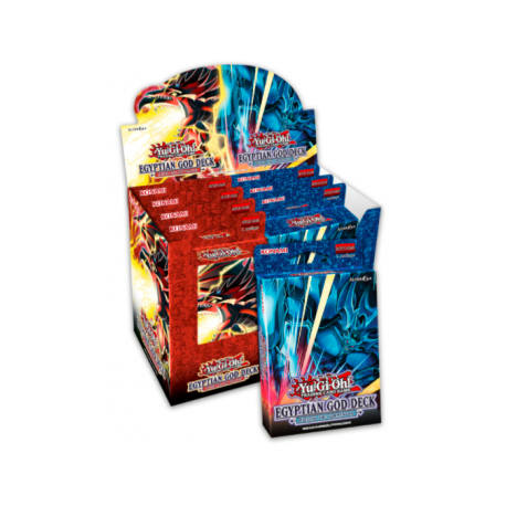 Yu-Gi-Oh! - Structure Deck Display - Egyptian Gods (8 Decks) (Alemán)
