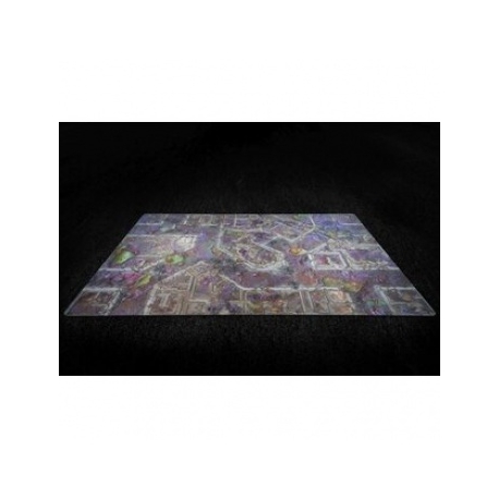 Kraken Wargames Gaming Mat - Corrupted Warzone City 44x60 2.0