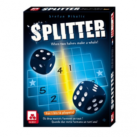 Game Roll & write Splitter International Mercury Distributions
