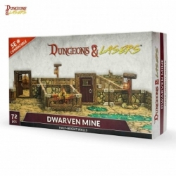 Dungeons - Lasers - Dwarven Mine Half-Height Walls (English)
