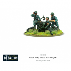 Bolt Action - Italian Army Breda 2cm AA gun (Inglés)