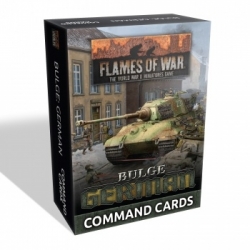 Flames Of War - Bulge: Germans Command Cards (66x Cards) (Castellano)