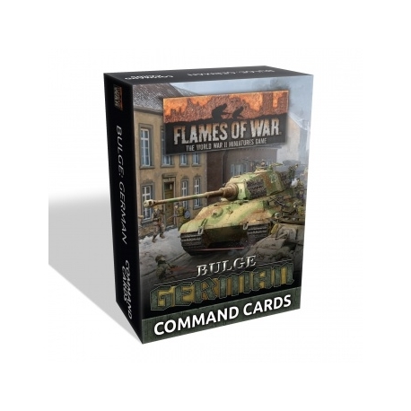 Flames Of War - Bulge: Germans Command Cards (66x Cards) (Castellano)