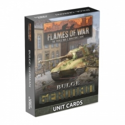 Flames Of War - Bulge: Germans Unit Cards (105x Cards) (Inglés)