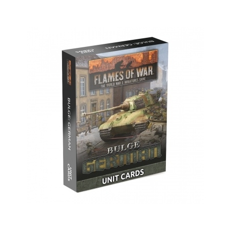 Flames Of War - Bulge: Germans Unit Cards (105x Cards) (English)