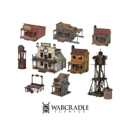 Warcradle Scenics: Red Oak Town Set - (English)