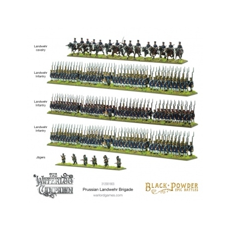 Black Powder Epic Battles - Waterloo: Prussian Landwehr Brigade