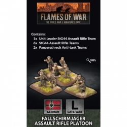 Flames Of War - Fallschirmjager Assault Rifle Platoon (x31 figs Plastic) (Inglés)