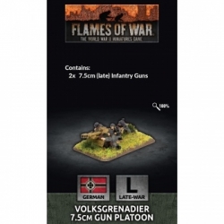 Flames Of War - Volksgrenadier 7.5cm Gun Platoon (x2) (Inglés)