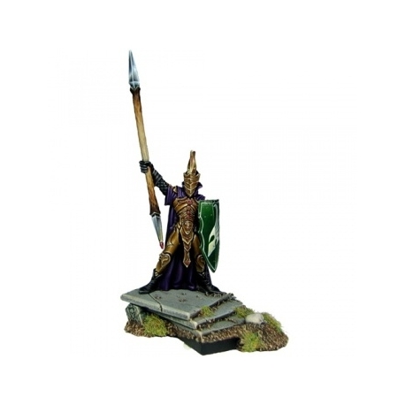 Kings of War: Elf King with Spear (Inglés)