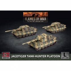 Flames Of War - Jagdtiger (12.8cm) Tank-Hunter Platoon (3x Plastic) (Inglés)