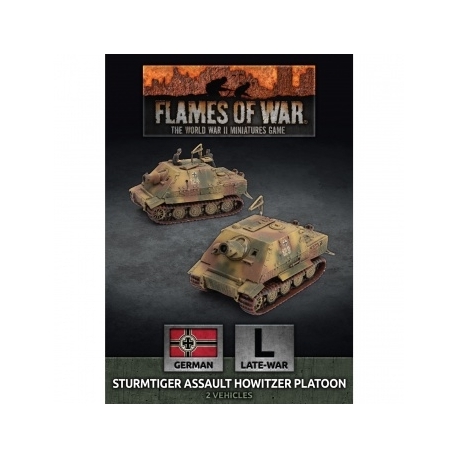 Flames Of War - Sturmtiger (38cm Rocket) Assault Howitzer Platoon (x2) (Inglés)