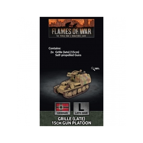 Flames Of War - Grille (late) (15cm) Gun Platoon (x2) (Castellano)