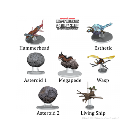 D&D Icons of the Realms: Ship Scale - Asteroid Encounters