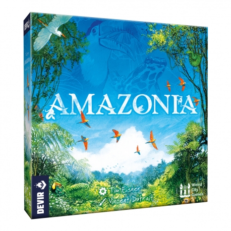 In Amazonia, players compete to create the most abundant tropical forest over 3 rounds.