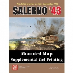 Salerno '43 Mounted Map Supplemental 2nd Printing (English)