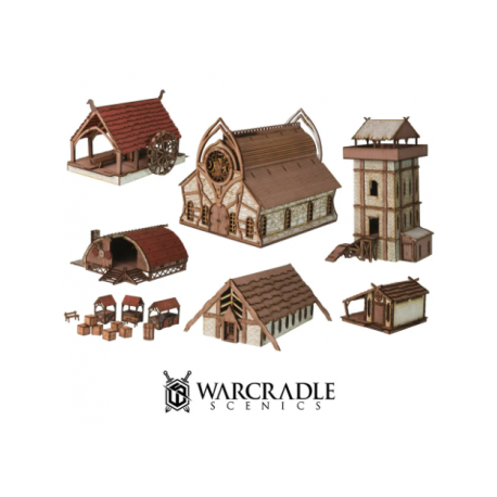 Warcradle Scenics - Estun Village Set (English)
